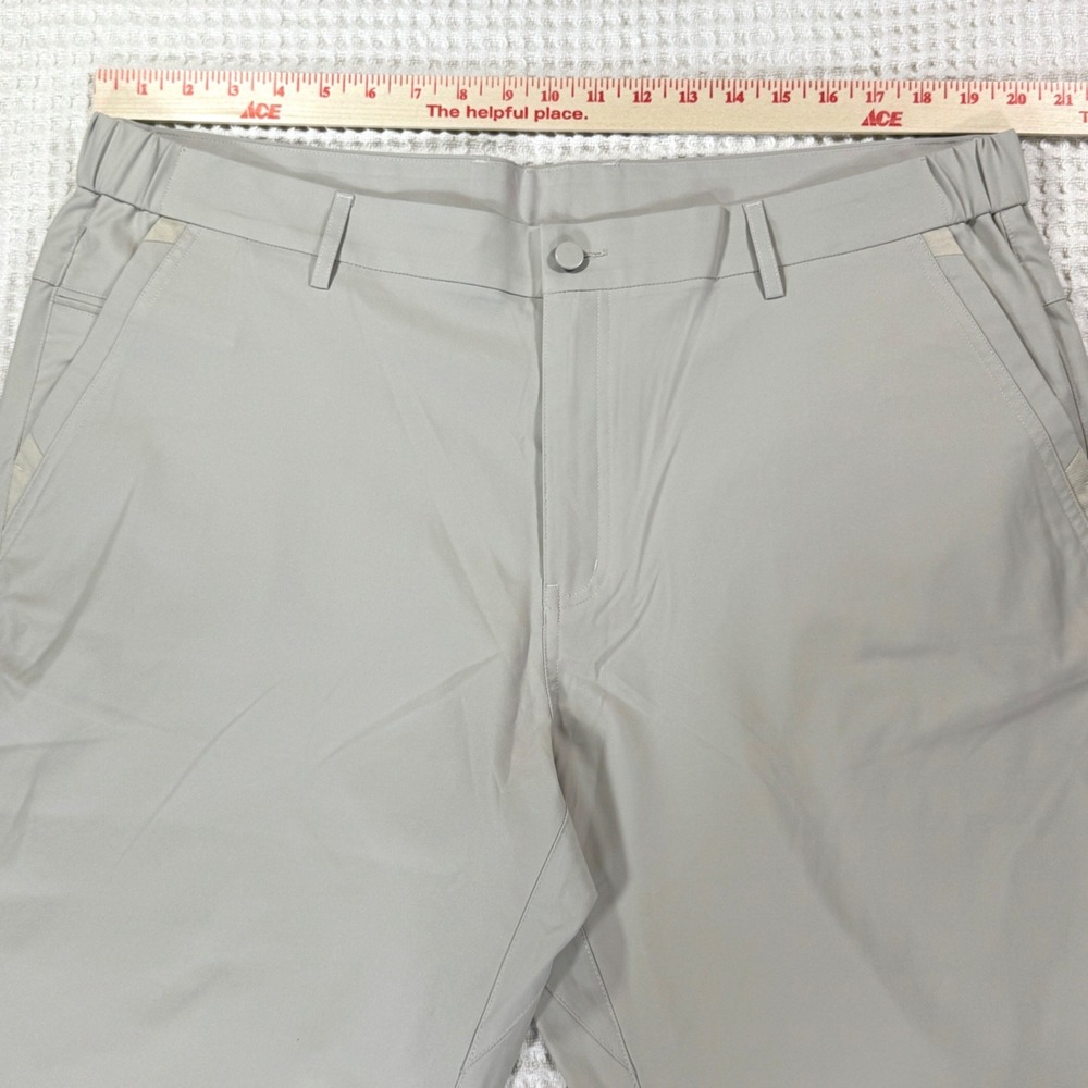 JACK ARCHER Jetsetter Tech Pants Mens 40x32 (40x31) Stone Gray Performance Golf - Picture 6 of 9